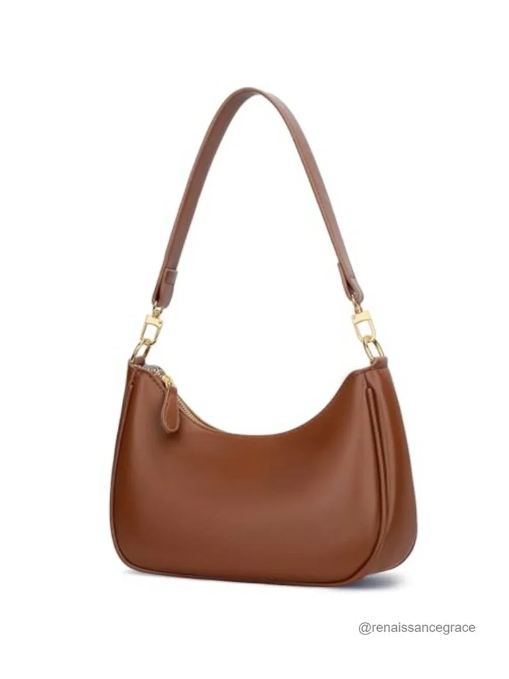 Cute Hobo Shoulder Bag for Women PU Leather Underarm Purse with Chain Strap